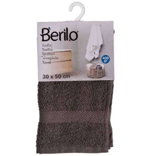 Ručnik za kupanje Berilo 89668 Siva 80 % pamuk 20 % Poliester 30 x 50 cm (12 kom.) Cijena