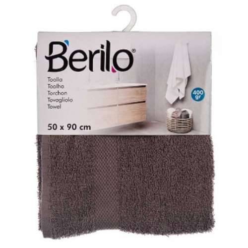 Ručnik za kupanje Berilo 89669 Siva 80 % pamuk 20 % Poliester 50 x 90 cm 50 x 0,5 x 90 cm (6 kom.) Cijena
