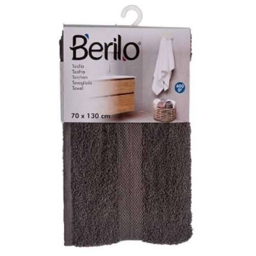 Ručnik za kupanje Berilo 89670 Siva 80 % pamuk 20 % Poliester 70 x 130 cm (3 kom.) Cijena
