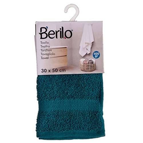 Ručnik za kupanje Berilo 89672 Plava 80 % pamuk 20 % Poliester 30 x 50 cm (12 kom.) Cijena