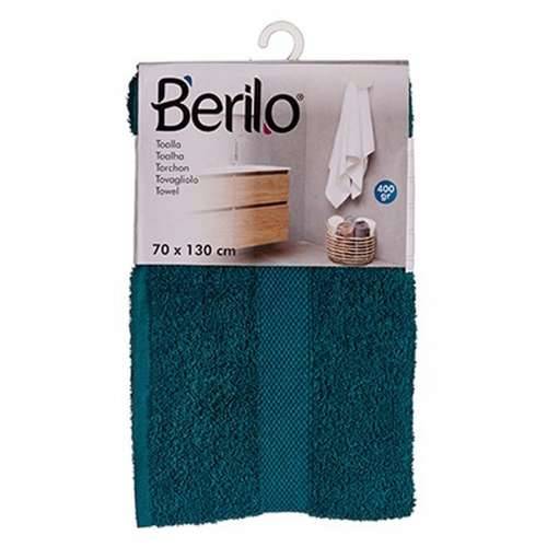 Ručnik za kupanje Berilo 89674 Plava 80 % pamuk 20 % Poliester 70 x 130 cm (3 kom.) Cijena