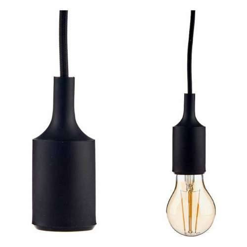Stropna svjetiljka 60 W 220-250 V Crna Plastika (6 kom.) Cijena
