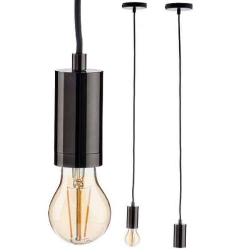 Stropna svjetiljka Crna Metal 60 W (6 kom.) Cijena