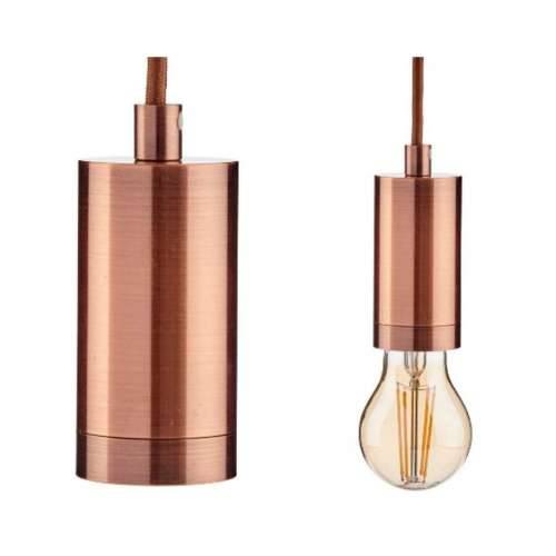 Stropna svjetiljka Bronza Metal 60 W 9,5 x 9,5 x 9,7 cm (6 kom.) Cijena