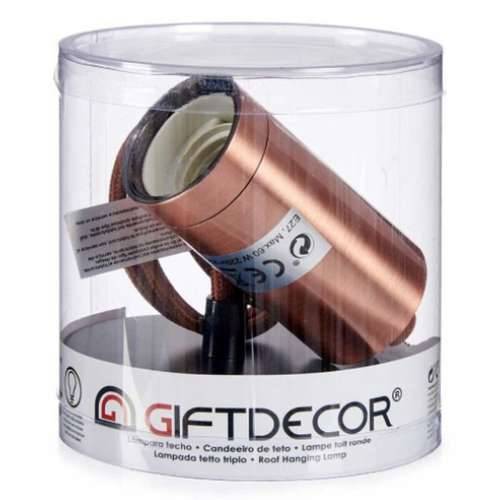 Stropna svjetiljka Bronza Metal 60 W 9,5 x 9,5 x 9,7 cm (6 kom.) Cijena