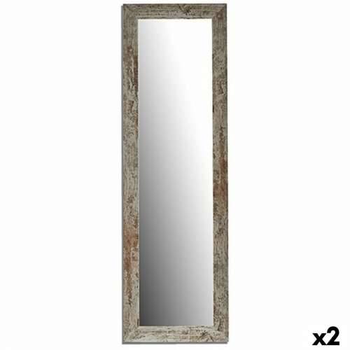 Zidno ogledalo Harry Bijela 40,5 x 130,5 x 1,5 cm Pravokutno (2 kom.) Cijena