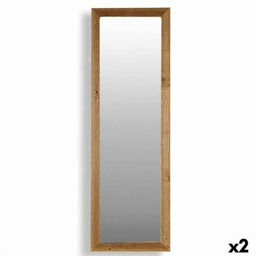 Zidno ogledalo Canada Smeđa Drvo Kristal 48 x 150 x 2 cm (2 kom.) Cijena