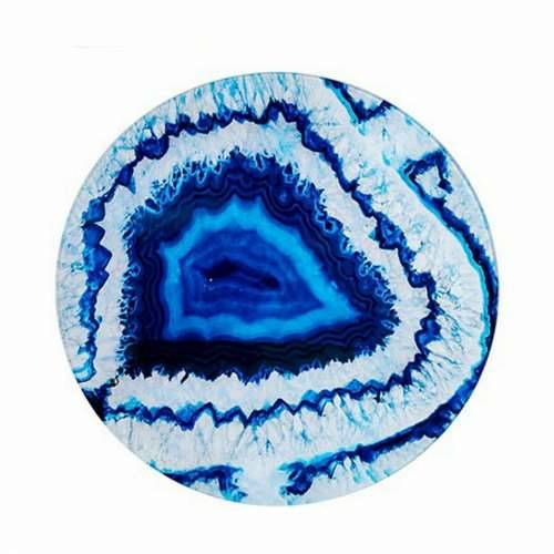 Pomoćni stolić Mramor Plava Crna Kristal 40 x 41,5 x 40 cm (4 kom.) Cijena