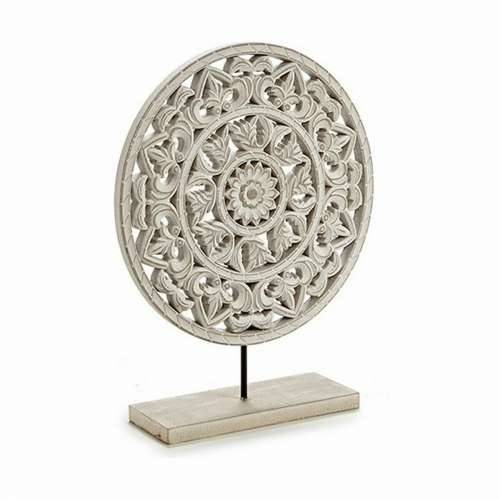 Ukrasna figura Mandala Bijela 30 x 36 x 7 cm (6 kom.) Cijena