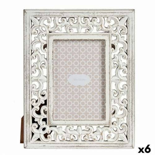 Okvir za sliku Bijela Drvo MDF 19,6 x 24,5 x 1 cm (6 kom.) Cijena