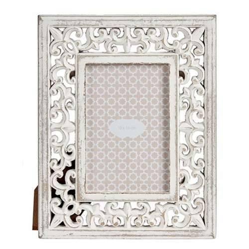 Okvir za sliku Bijela Drvo MDF 19,6 x 24,5 x 1 cm (6 kom.) Cijena