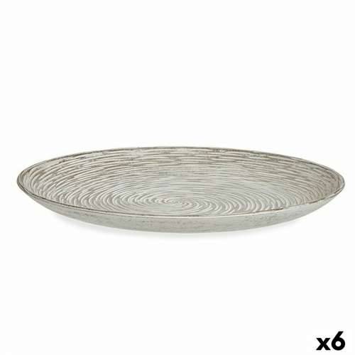 Stolni ukras Spirala Bijela Drvo MDF 34,5 x 3 x 34,5 cm (6 kom.) Cijena