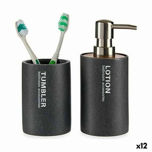 Dozator za Sapun Berilo 77933 Siva Smola 350 ml 7,3 x 16,5 x 8 cm (12 kom.) Cijena