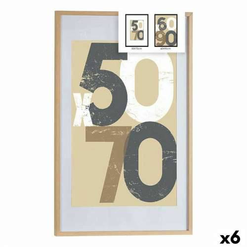 Okvir za sliku 62,5 x 2,5 x 92,5 cm Prirodno Plastika Drvo MDF (6 kom.) Cijena