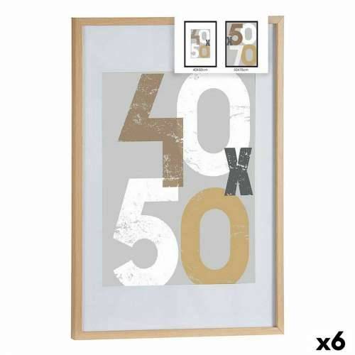 Okvir za sliku 52,5 x 2,5 x 72,5 cm Prirodno Plastika Drvo MDF (6 kom.) Cijena