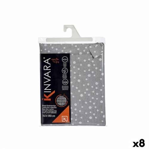 Stolnjak Kinvara BABEL GRIS 42 Siva Jacquard 140 x 180 cm Sredstvo protiv mrlja Grašak (8 kom.) Cijena