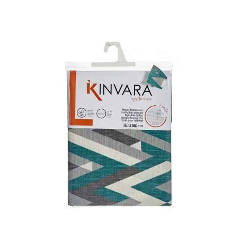 Stolnjak Kinvara ZIGI-21469-VERDE Zelena Tanko platno 140 x 180 cm Sredstvo protiv mrlja Crte (10 kom.) Cijena