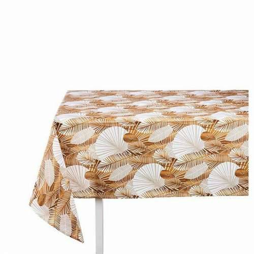 Stolnjak Kinvara ANCARA-21520-ORO zlatan Tanko platno 140 x 180 cm Sredstvo protiv mrlja Listovi (10 kom.) Cijena