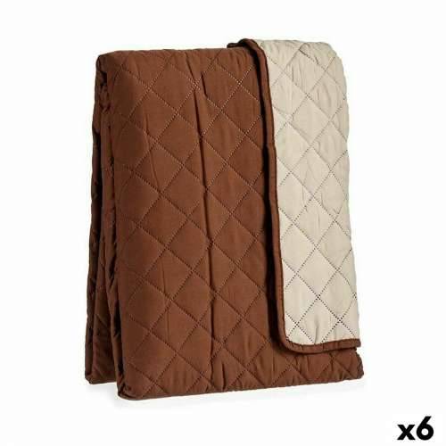 Navlaka za kauč S podstavom Smeđa Bež 290 x 200 x 0,5 cm (6 kom.) Cijena