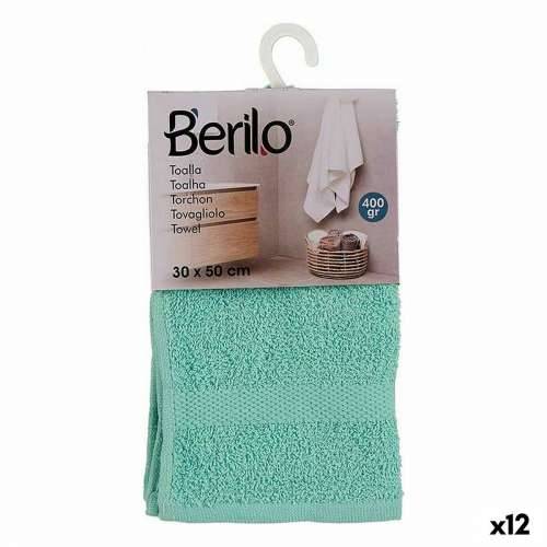 Ručnik za kupanje Berilo 5311 Turkizno 80 % pamuk 20 % Poliester 30 x 0,5 x 50 cm (12 kom.) Cijena