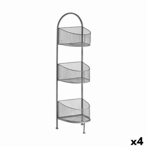 Polica Srebrna Metal 21,2 x 97 x 28,5 cm (4 kom.) Cijena
