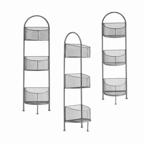 Polica Srebrna Metal 21,2 x 97 x 28,5 cm (4 kom.) Cijena