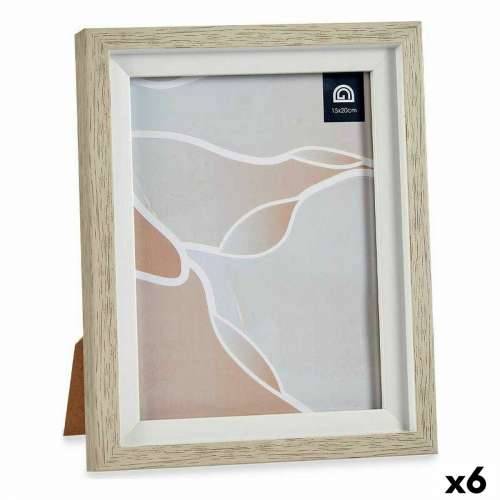 Okvir za sliku 18,8 x 23,8 x 2 cm Kristal Bež Bijela Plastika (6 kom.) Cijena