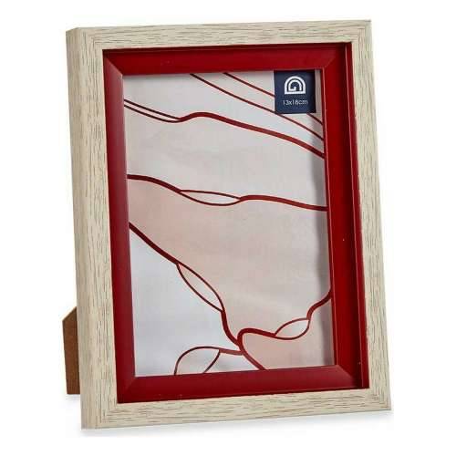 Okvir za sliku 17 x 2 x 21,8 cm Kristal Crvena Drvo Smeđa Plastika (6 kom.) Cijena