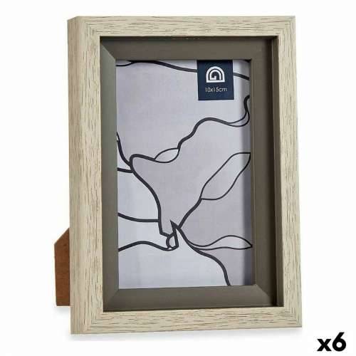 Okvir za sliku 13,5 x 18,8 x 2 cm Kristal Siva Bež Plastika (6 kom.) Cijena
