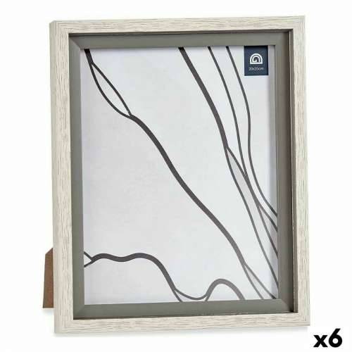 Okvir za sliku 24 x 2 x 29 cm Kristal Siva Drvo Smeđa Plastika (6 kom.) Cijena