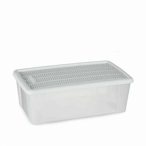 Kutija za Pospremanje s Poklopcem Stefanplast Elegance Bijela Plastika 5 L 19,5 x 11,5 x 33 cm (12 kom.) Cijena