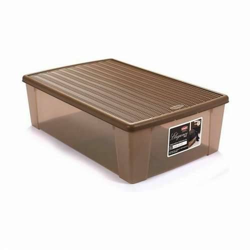 Kutija za Pospremanje s Poklopcem Stefanplast Elegance Bež Plastika 38,5 x 17 x 59,5 cm (6 kom.) Cijena