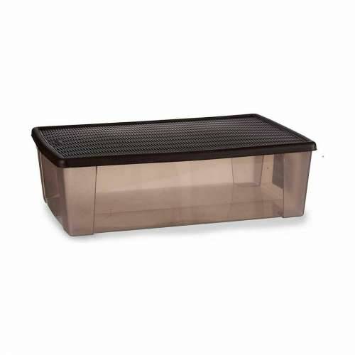 Kutija za Pospremanje s Poklopcem Stefanplast Elegance Smeđa Plastika 30 L 38,5 x 17 x 59,5 cm (6 kom.) Cijena