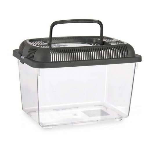 Spremnik za ribu S ručkom Srednji Antracitna Plastika 3 L 17 x 16 x 24 cm (12 kom.) Cijena