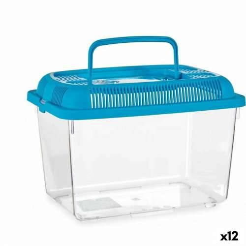 Spremnik za ribu S ručkom Srednji Plava Plastika 3 L 17 x 16 x 24 cm (12 kom.) Cijena