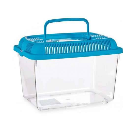 Spremnik za ribu S ručkom Srednji Plava Plastika 3 L 17 x 16 x 24 cm (12 kom.) Cijena