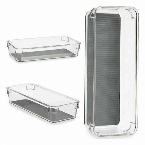 Organizator za Ladice Kinvara W623310 Siva Reciklirana plastika 9,3 x 4,5 x 23 cm (24 kom.) Cijena