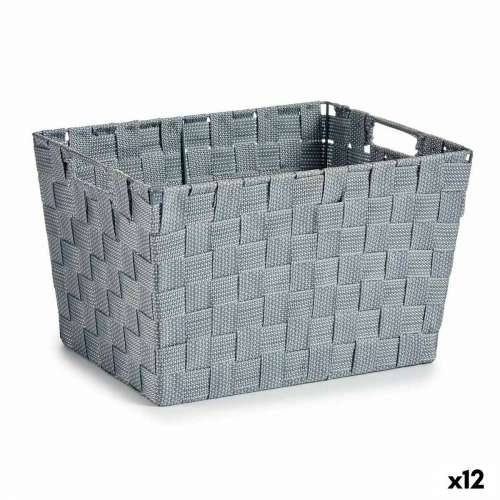 Košara za Rublje Kipit A3-6875 Siva Tkanina 10 L 25 x 20,5 x 35 cm (12 kom.) Cijena