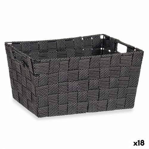 Višenamjenska Košara Kipit A3-6883 Crna Tkanina 30 x 14 x 20 cm 20 x 14 x 30 cm (18 kom.) Cijena