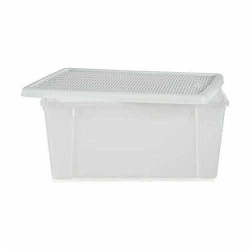 Kutija za Pospremanje s Poklopcem Stefanplast Elegance Bijela Plastika 29 x 17 x 39 cm (6 kom.) Cijena