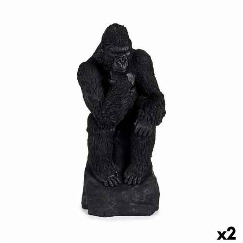 Ukrasna figura Gorila Crna 20 x 45 x 20 cm (2 kom.) Cijena