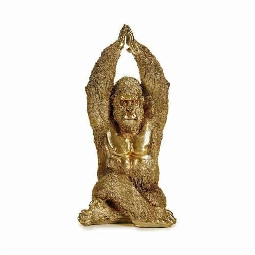 Ukrasna figura Yoga Gorila zlatan 17 x 36 x 19,5 cm (4 kom.) Cijena