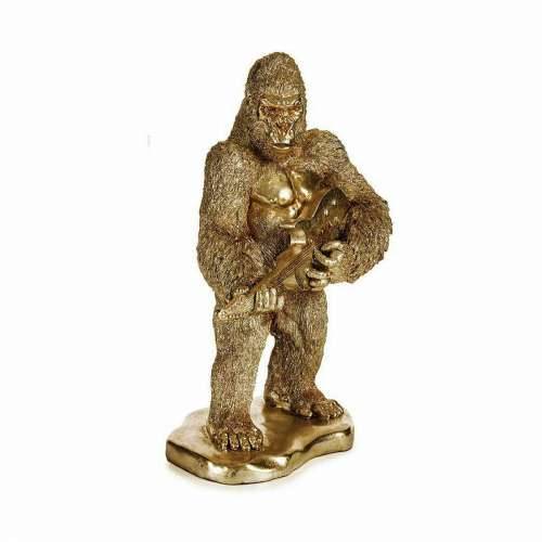 Ukrasna figura Gorila Gitara zlatan 16 x 39 x 27 cm (3 kom.) Cijena