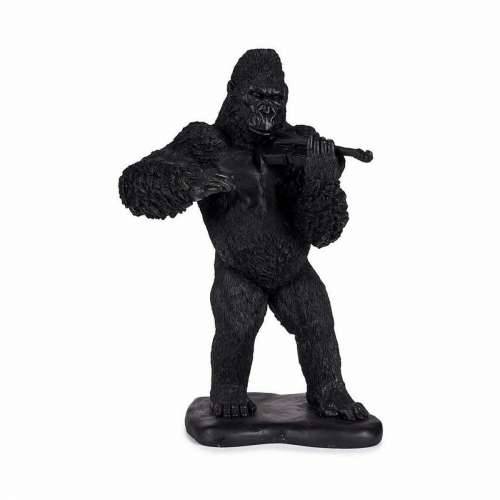 Ukrasna figura Gorila Violina Crna 17 x 41 x 30 cm (3 kom.) Cijena
