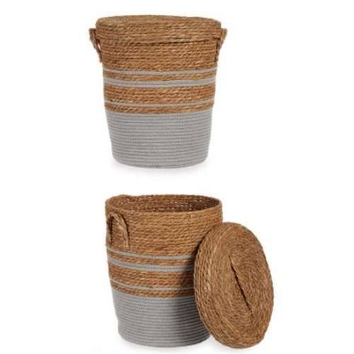 Košara Gift Decor YY21620J03S1 Smeđa Siva Morske alge (4 kom.) Cijena