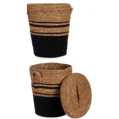 Košara Gift Decor YY21620J03S3 Smeđa Crna Morske alge (4 kom.) Cijena