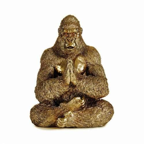 Ukrasna figura Yoga Gorila zlatan 16 x 27,5 x 22 cm (4 kom.) Cijena