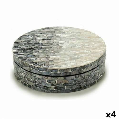 Cutie Decorativă Bijela Crna Srebrna Sedef iverica 25 x 8,5 x 25 cm (4 kom.) Cijena