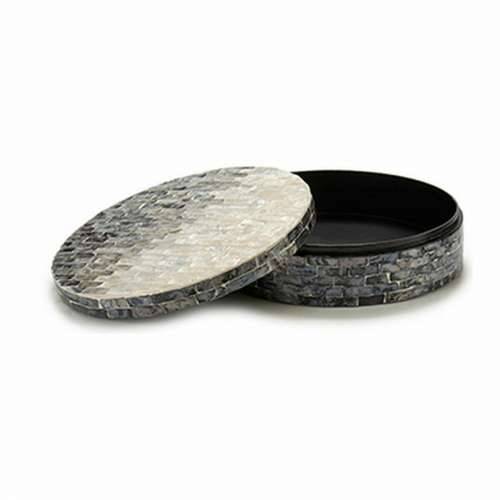 Cutie Decorativă Bijela Crna Srebrna Sedef iverica 25 x 8,5 x 25 cm (4 kom.) Cijena