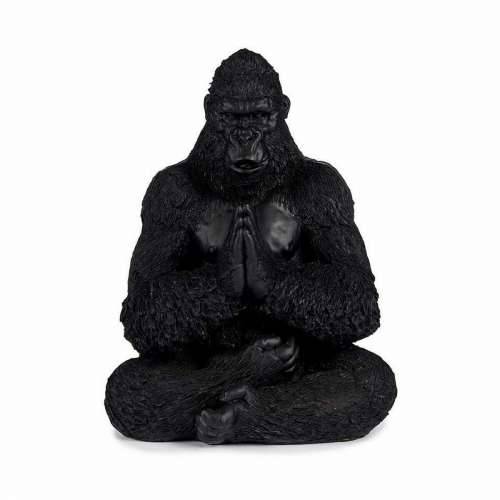 Ukrasna figura Gorila Yoga Crna 16 x 28 x 22 cm (4 kom.) Cijena